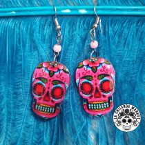 Frida Sugar Skull Earrings     FSSKuE08