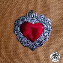 Tin Hearts Milagros   6″ x 4″    THM14