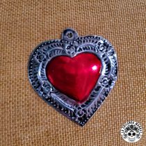Tin Hearts Milagros   6″ x 4″    THM10