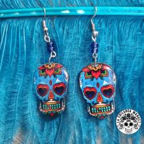 Frida Sugar Skull Earrings     FSSKuE21