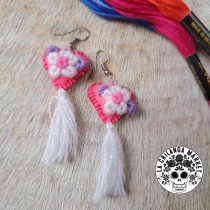 Heart Tassel Earrings  HeTE09