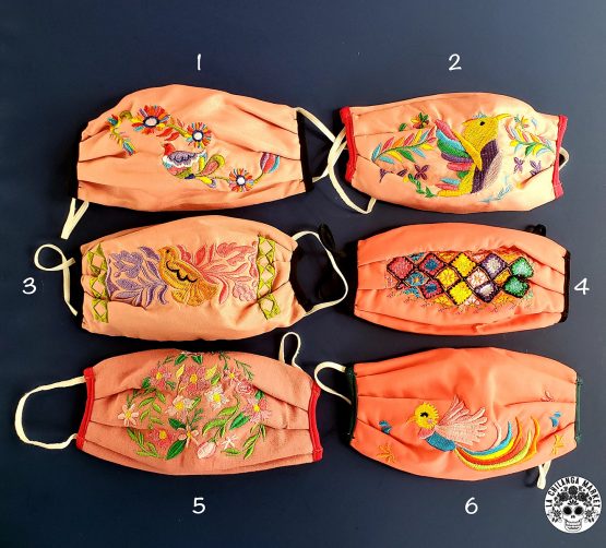 PINK  Flowered Masks